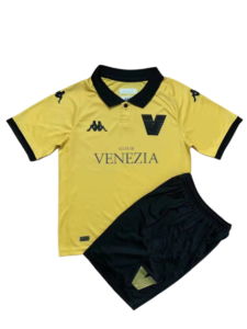 venezia 22-23 gold third away kid kits